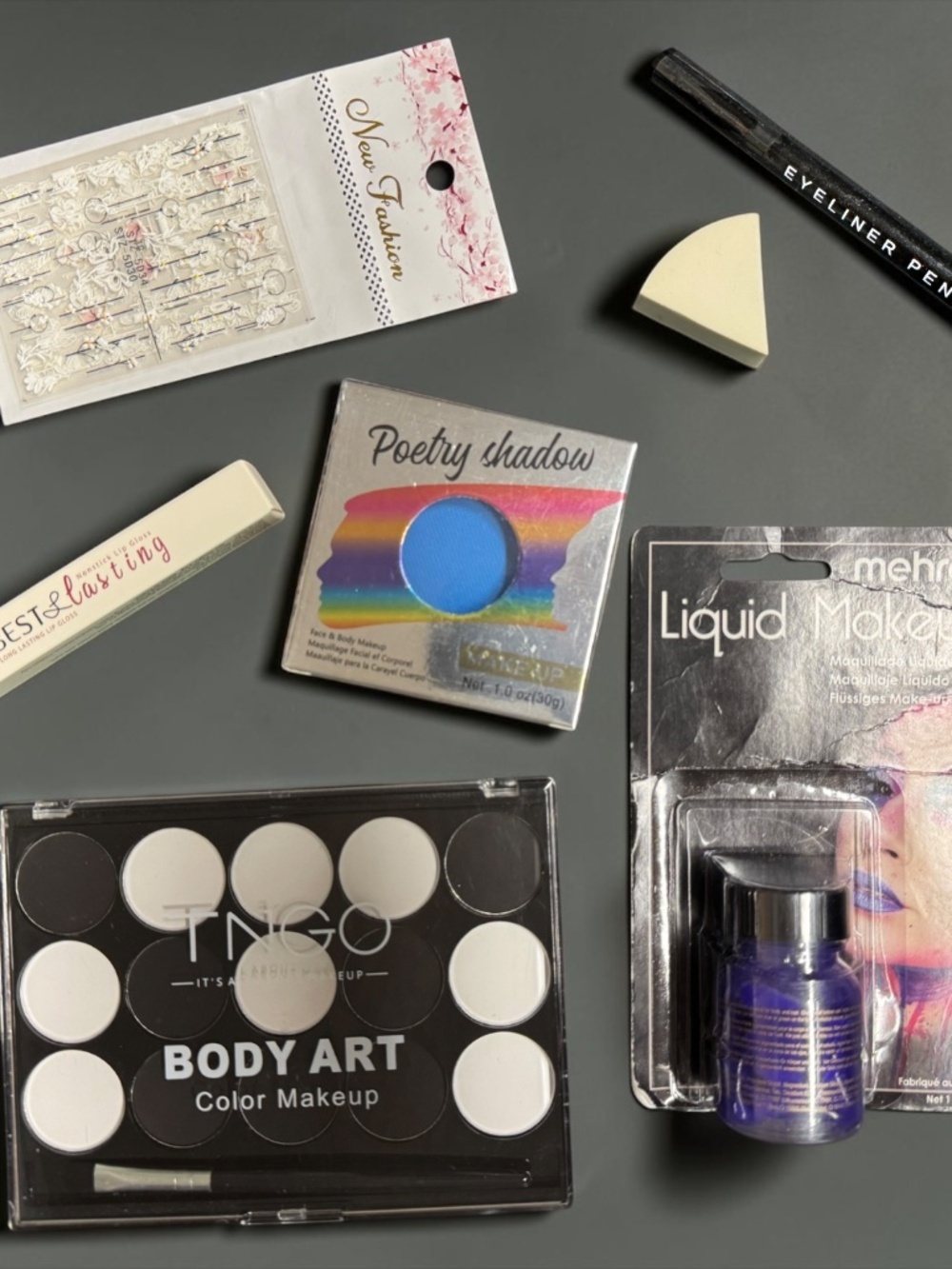 Theater/Cosplay Makeup Bundle Mehron Body Paint NIP